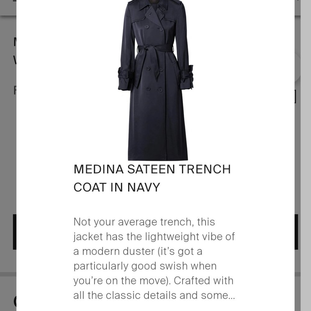 Womens trench coat
